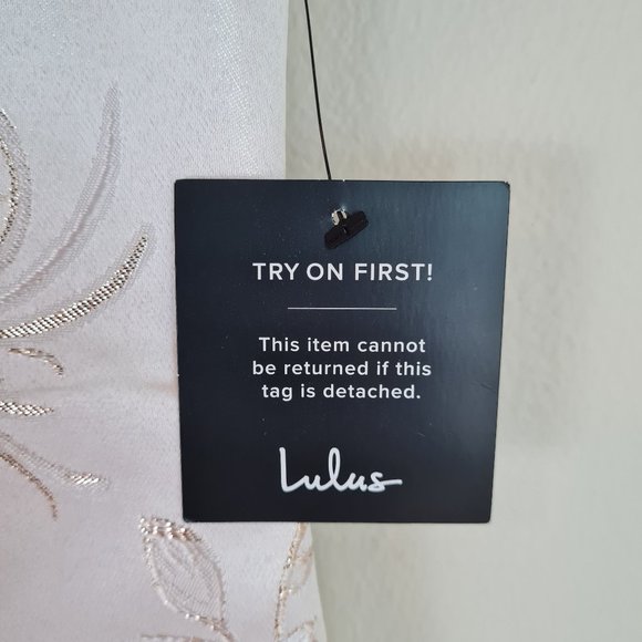 NWT Lulus Go with the Glow shirt dress champagne - Picture 6 of 10